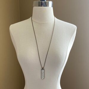 NWT Faith Based Pendant Necklace - Fearless Warrior